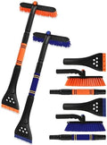 34" Extendable Ice Scrapers for Car Windshield 2-in-1 Snow Brush for Car Snow by BFONS
