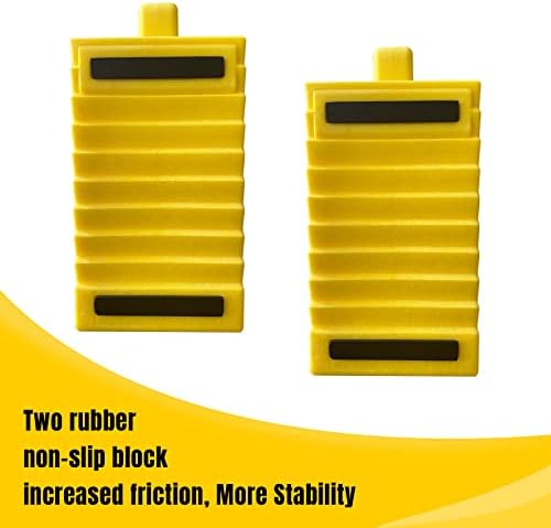 HOXWELL Wheel Chocks Premium, Heavy Duty Camper Vehicle Wedge Design - Image 6
