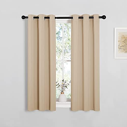 NICETOWN Biscotti Beige Blackout Curtains - Image 2