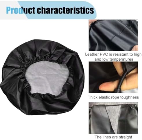 Spare Tire Cover for RV Trailer, 16 Inch Dustproof Leather Wheel Cover for Tire - Image 3