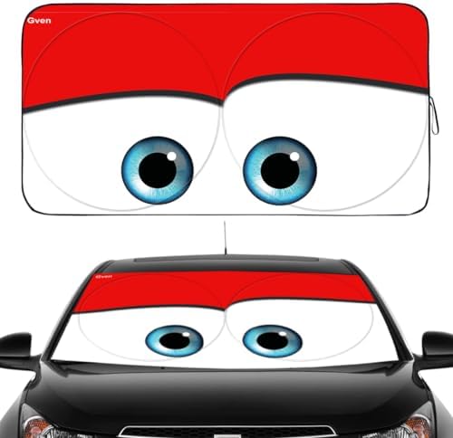 GVEN Windshield Sun Shades Car Sun Shade Protector Blocks UV Rays by Gven