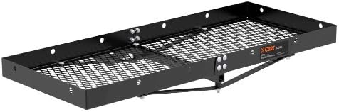 CURT 18110 48" x 20" Steel Tray Cargo Carrier, 1-1/4" Shank, 300 lb - Image 4