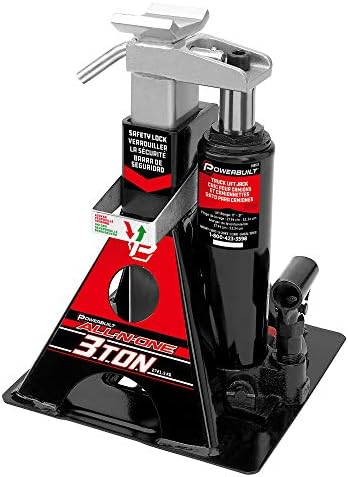 POWERBUILT 3 Ton All-in-One Hydraulic Bottle Jack and Jackstand in One by PowerbuiltTools