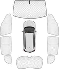 KMF 8pcs Thicken Sun Shades for Nissan Rogue 2014-2020 Accessories, Full Car by KMF