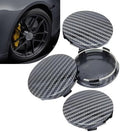 4PCS Car Wheel Hub Center Caps, 2.36" OD 2.2" ID Wheel Center Caps, Carbon by Unknown
