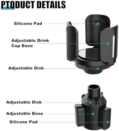 Car Cup Holder Expander, All Purpose Cup Holder Adapter - Image 3