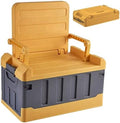 Versatile Foldable Seatable Car Organizer Box Heavy Duty Storage Bins by Unknown