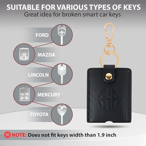 Leather Key Cover for Broken Car Key Loop Replacement - Image 5