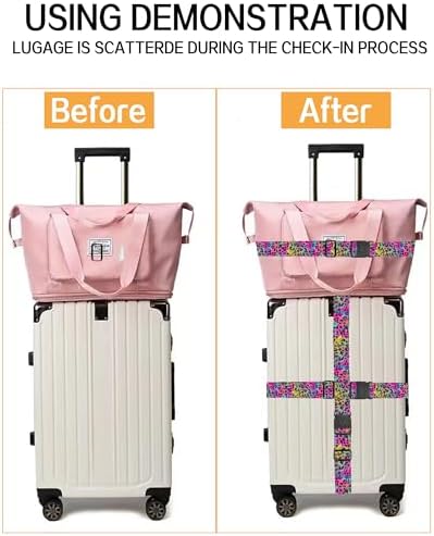 Luggage Straps for Suitcases, Adjustable Travel Belt, Durable Wide Luggage Strap - Image 3
