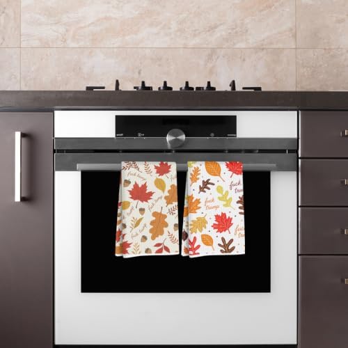 Autumn Maple Leaf Trump Kitchen Towels Funny Gifts - Image 4