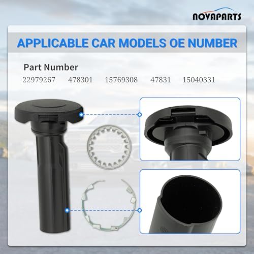 NOVAPARTS 22979267 47830 Tube Spare Tire Carrier Lock Cover and Rings Kit - Image 4
