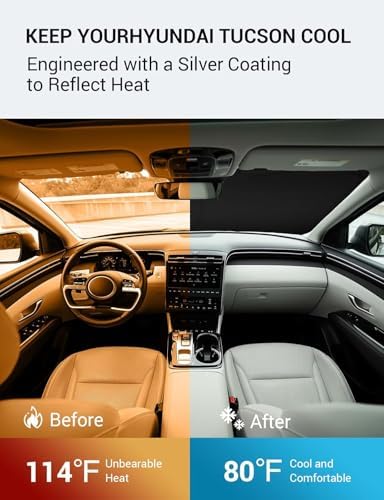 Proadsy Custom Fit Car Windshield Sun Shade - Image 3