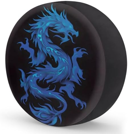 Blue Dragon Art Spare Tire Cover Dust-Proof Wheel Protector - Image 2