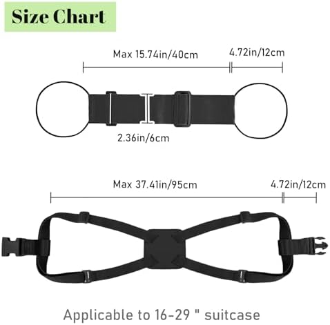 3 Pack Multi Use Strong Adjustable Luggage Connector Straps - Image 4
