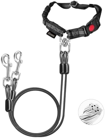 Dog Seat Belt for Car, Chew Proof Puppy Seatbelt, Heavy Duty Pet Leash for by Giiyoe