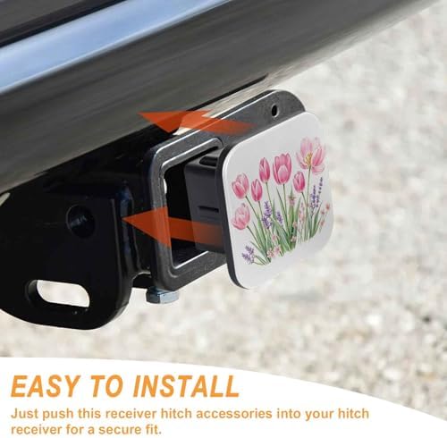 2" Trailer Hitch Cover Rubber Receiver Tube Cap Trailer Hitch Covers - Image 4
