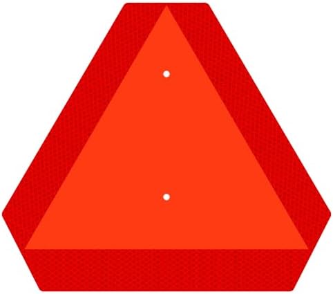 Ignixia Slow Moving Vehicle Sign, Rust free Aluminium Slow Moving Vehicle by IGNIXIA