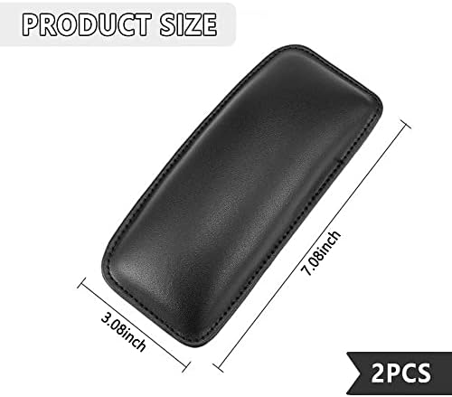 IHOTDER 2PCS Car Knee Cushion, Soft Leather Car Door Armrest Pad - Image 2