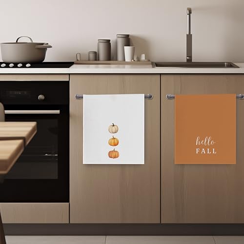 Fall Pumpkin Dish Towels Set - Image 4