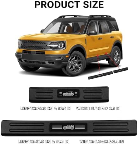 Hellet 4PCS Car Door Sill Protector - Image 6
