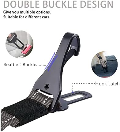 AUBELL Dog Seat Belt for Car, 2 Pack Set 3-in-1 Dog Car Harness - Image 3