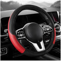 Car Steering Wheel Cover, 15 inch Carbon Fiber Microfiber Leather Elastic by Unknown