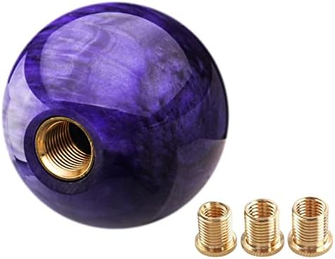 Round Ball Shift Knob Universal Marble Style Gear Shift Knob 5 6 Speed by YIUIY