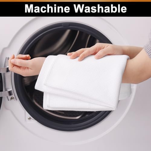 Homaxy 100% Cotton Waffle Weave Kitchen Towels, 4 Pack - Image 5