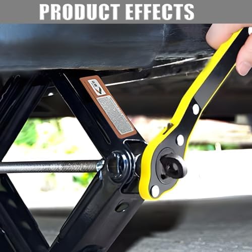 Zpana Car Jack Ratchet Wrench, Labor-Saving 360° Forward and Reversal Knob - Image 6