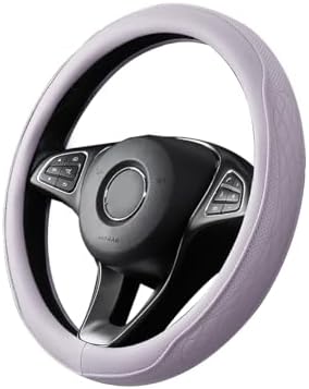 Zpana 14.5-15" Car Steering Wheel Cover, Breathable Soft Leather - Image 7
