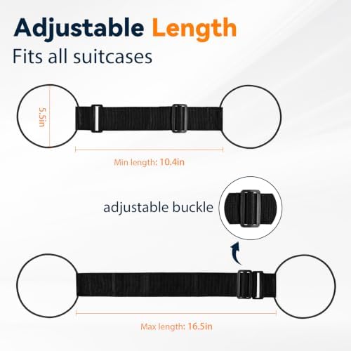 Luggage Straps for Suitcases, 2 Pack - Image 2