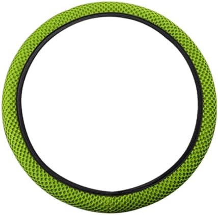 Moly Magnolia 15 Inch Steering Cover, Microfiber Ice Silk, Grass Green - Image 7