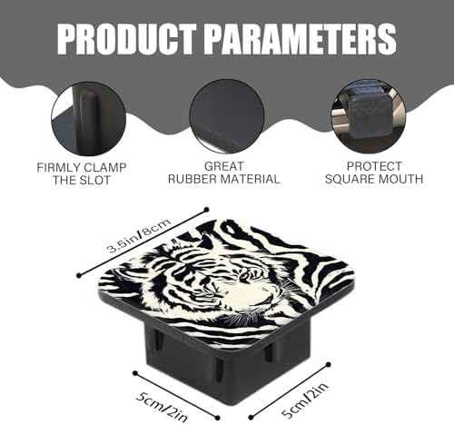 Hitch Cover Fits for 2-Inch Hitch, Car Exterior Accessories, Receiver Tube - Image 3