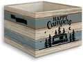 Farmhouse Camping Basket Foldable Storage Bins Box by Unknown