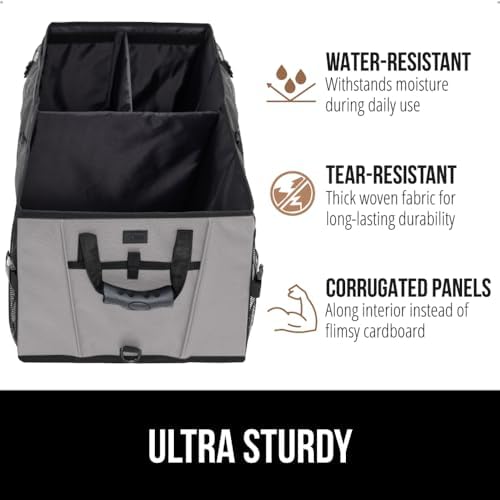 GORILLA GRIP Trunk Organizer for SUV and Cars, Large Capacity - Image 6