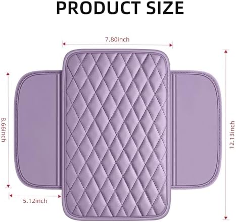 Leather Waterproof Car Armrest Console Pad - Image 5