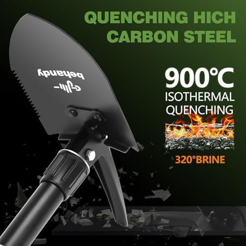 18.5" Folding Shovel, Collapsible Shovel - Image 5
