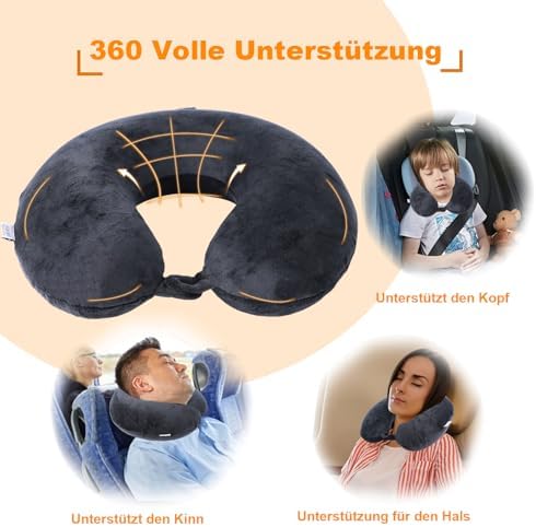 Travel Pillow, 100% Pure Memory Foam U Shaped Neck Pillow, Super Lightweight - Image 3