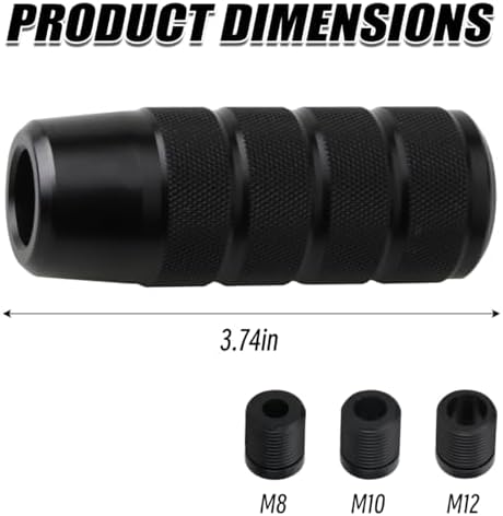 Osilly 3.74 Inch Aluminum Shift Knob - Image 2