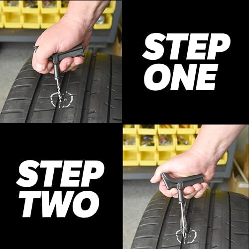 Slime 2040-A Tire Repair Plug Kit, Contains Strings, Tools and Glue, 11 Pieces - Image 5