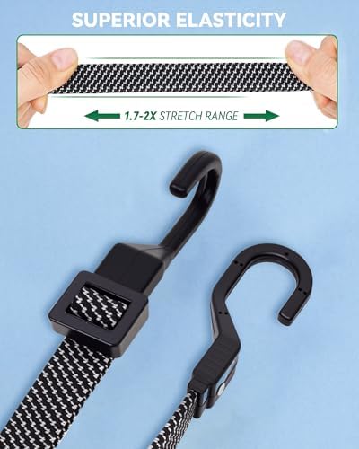 80" Flat Adjustable Bungee Cords - Image 5