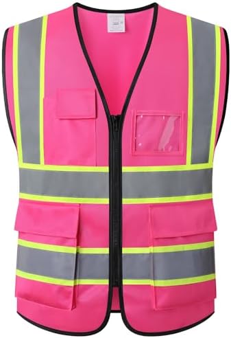High Visibility Neon Safety Vest by Ekkosafety