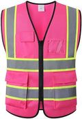 High Visibility Neon Safety Vest by Ekkosafety