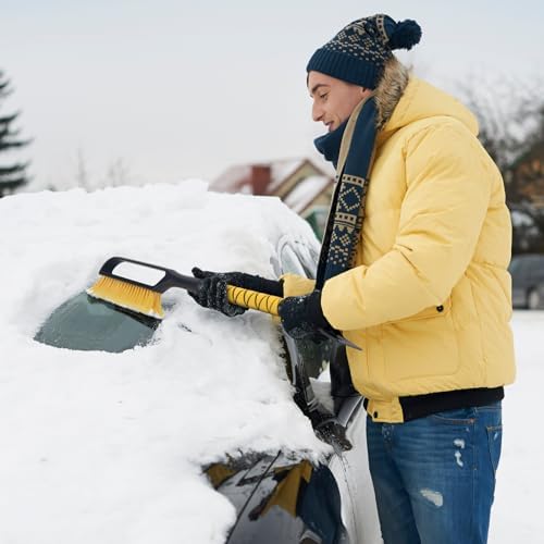 KeFanta Ice Scrapers for Car Windshield, 2 Pack 27'' Snow Removal Brush for SUV - Image 4