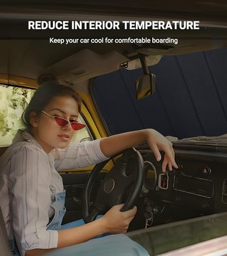 Pigenius Windshield Sun Shade for Dodge Durango 2011-2020 - Image 4