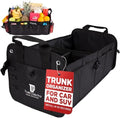 Car & Vehicle Trunk Organizer for SUV, Truck & Auto Storage, Standard Black by TRUNKCRATEPRO