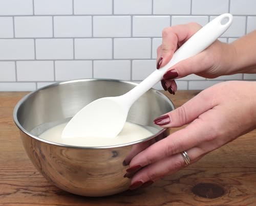 RSVP International Ela’s Favorite Silicone Spatula Spoon, Scrape Sauces - Image 3