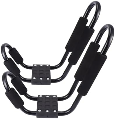 Toddmomy 2pcs Kayak Roof Rack J-Shaped Luggage Carrier Holder by Toddmomy