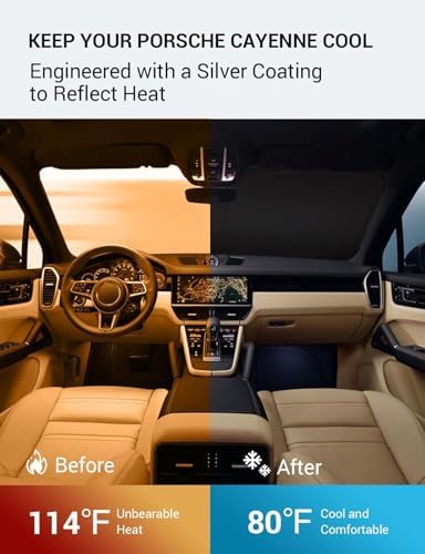 Proadsy Custom Fit Car Windshield Sun Shade - Image 3