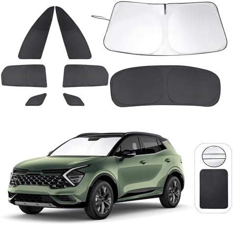 8PCS Windshield Sun Shade Custom Fit by LHFLIVE